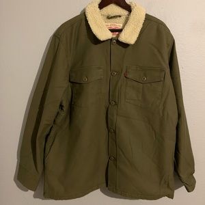 Levi’s Sherpa Military Shirt Jacket
